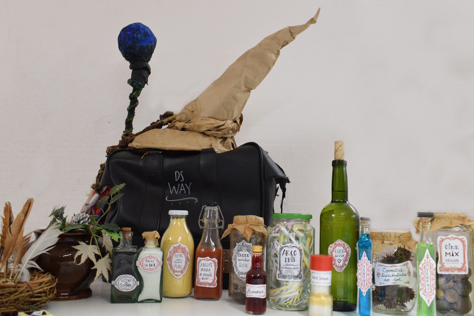 Custumized Bottles for Children party with the Harry Potter theme